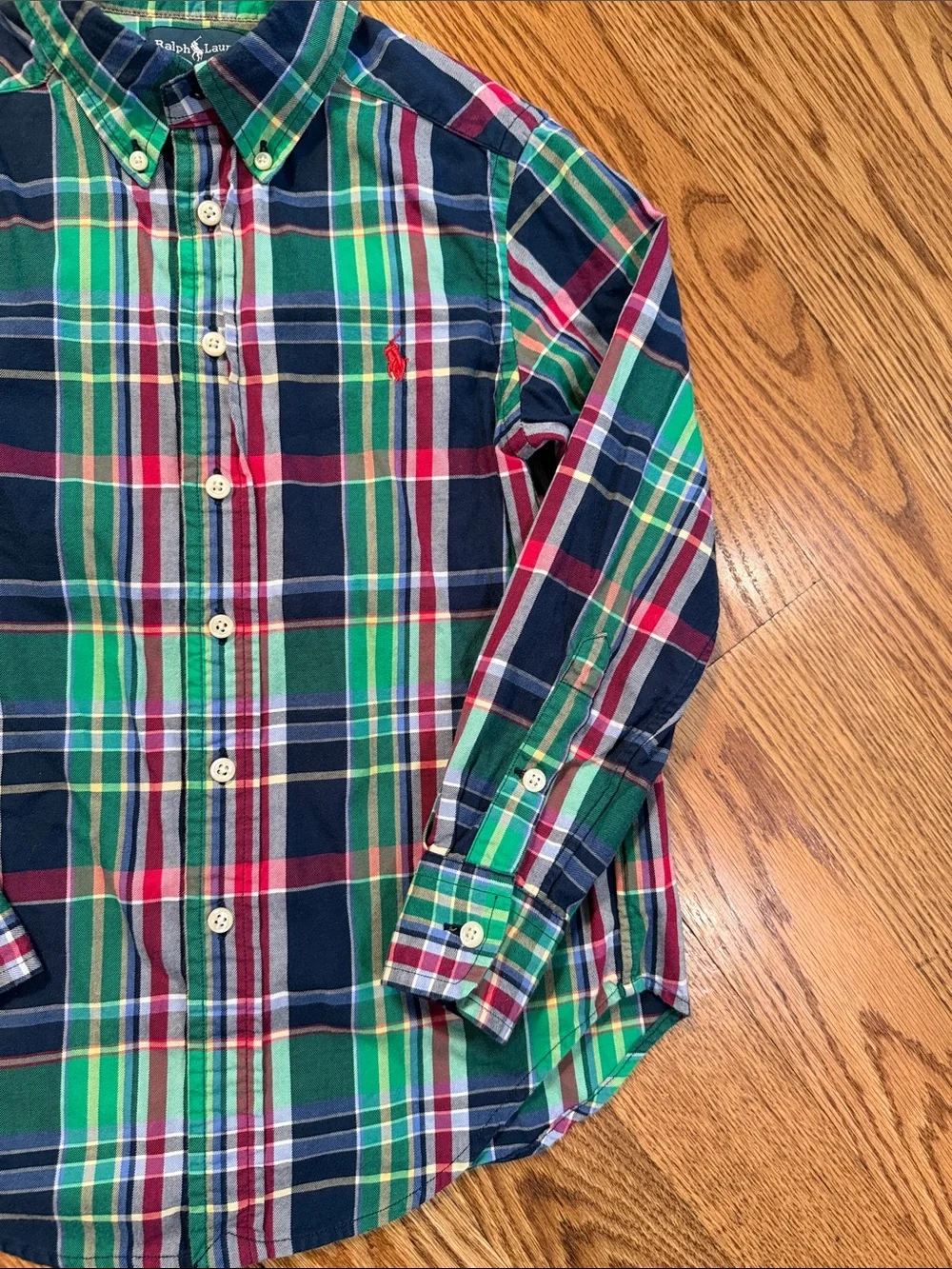 Boy’s Ralph Lauren Button Up/Button Down Shirt. Size S 8. Excellent Condition.